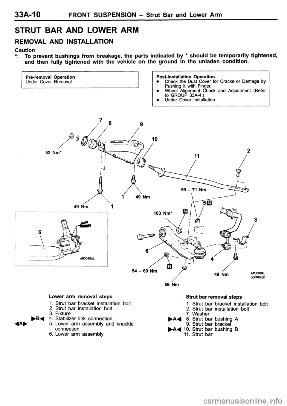 MITSUBISHI PAJERO PININ 2000  Workshop Manual 