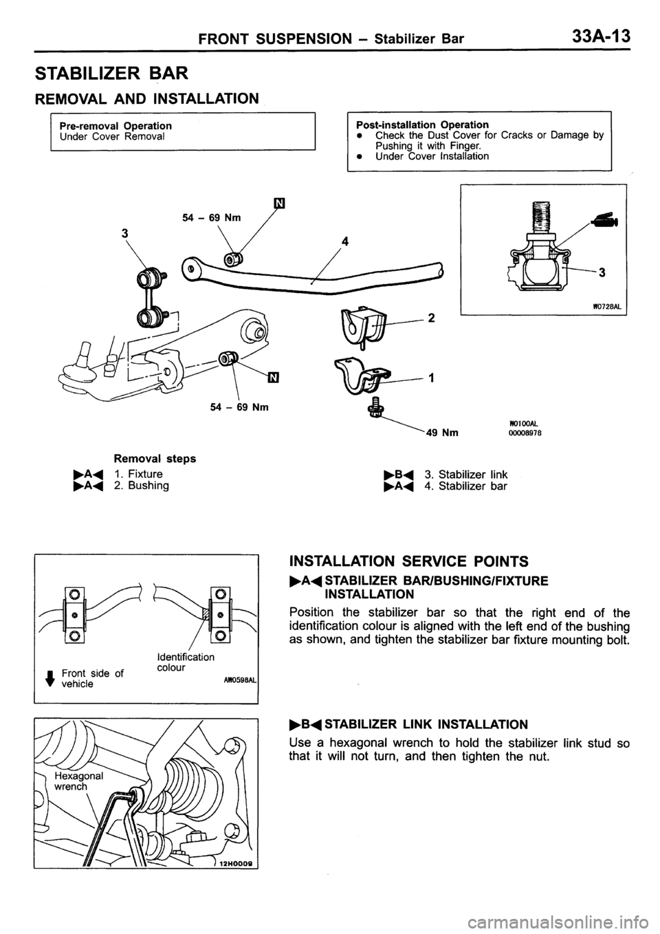 MITSUBISHI PAJERO PININ 2000  Workshop Manual 