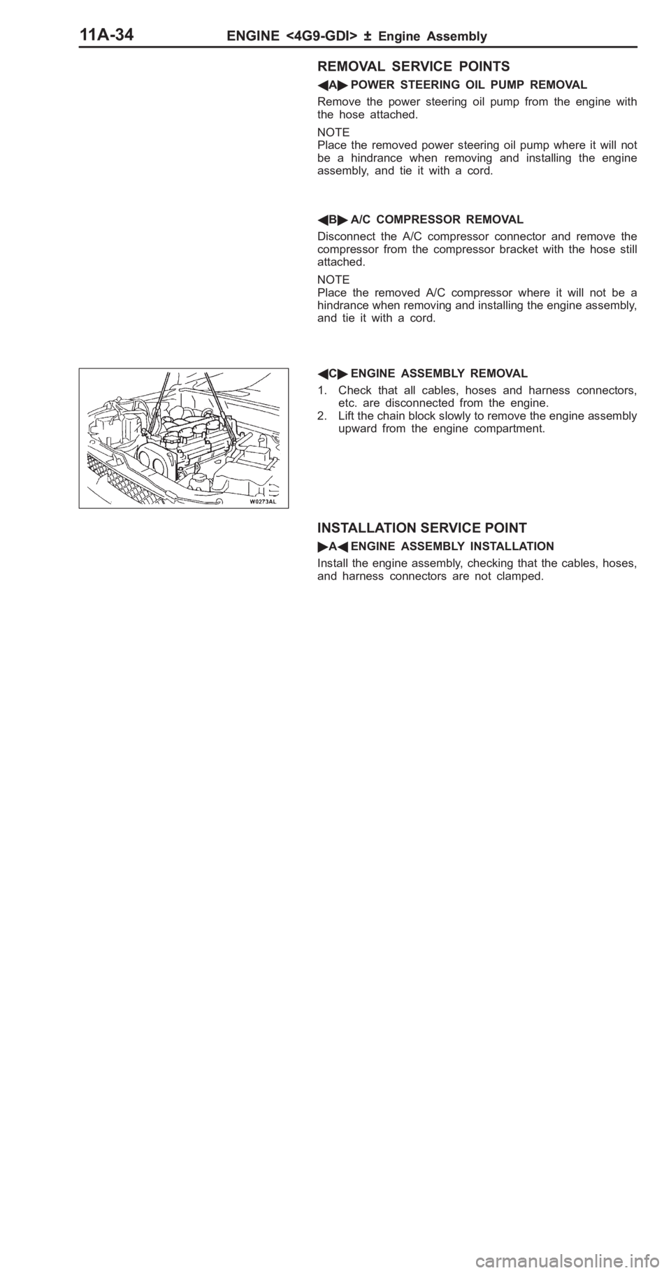MITSUBISHI PAJERO PININ 2000  Workshop Manual 