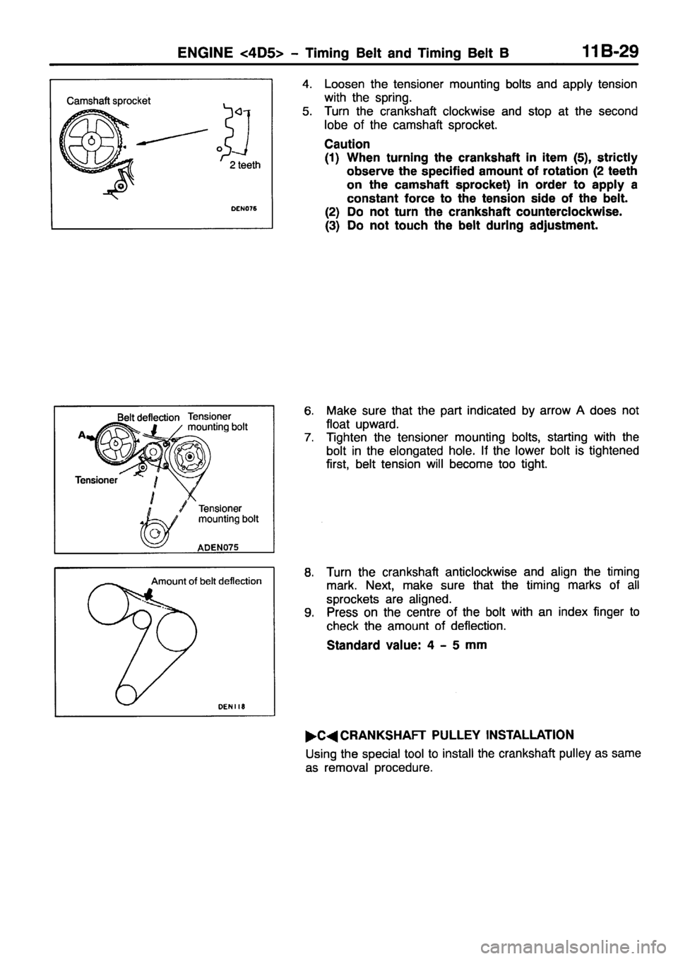 MITSUBISHI PAJERO SPORT 1999  Workshop Manual 