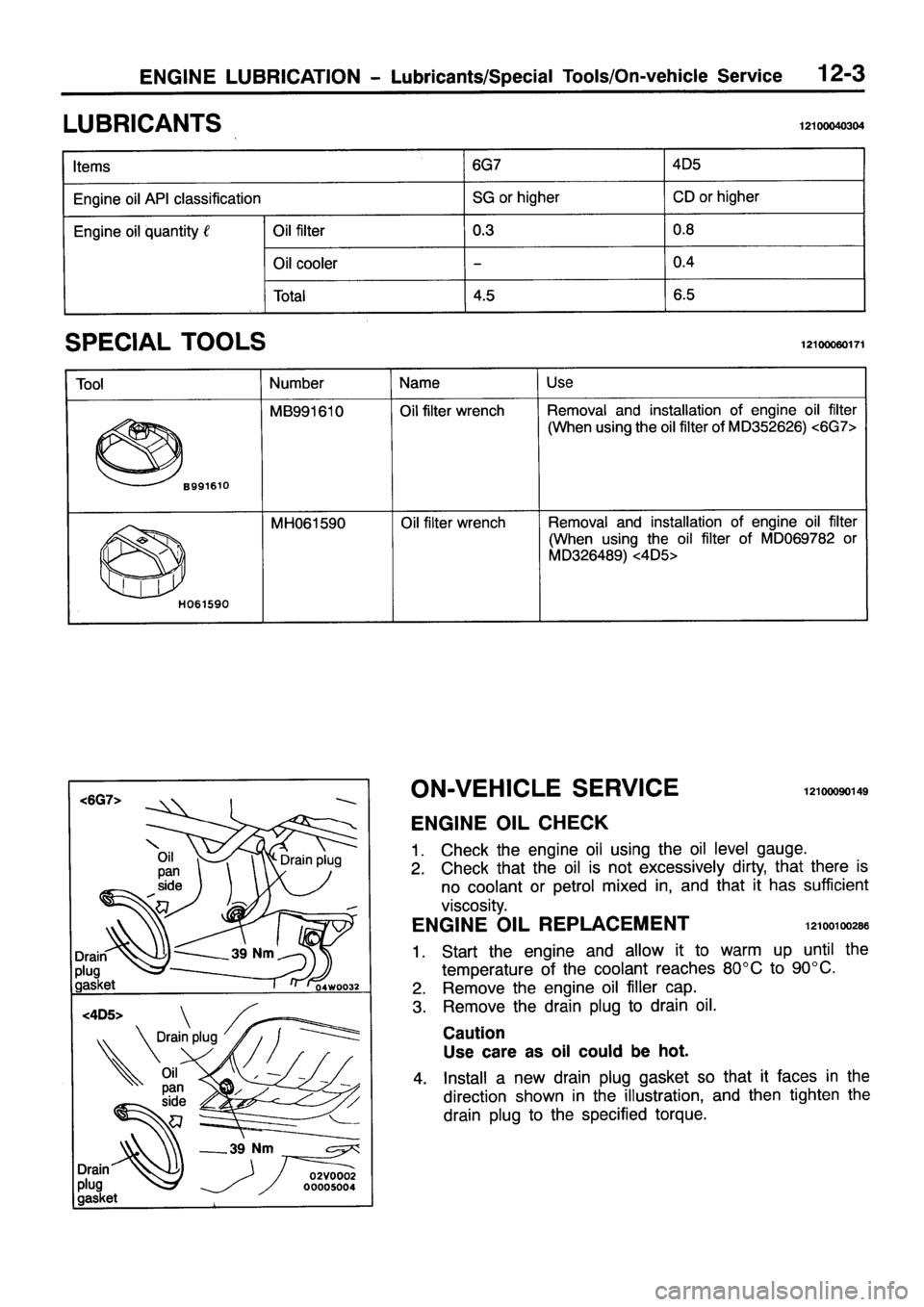 MITSUBISHI PAJERO SPORT 1999  Workshop Manual 