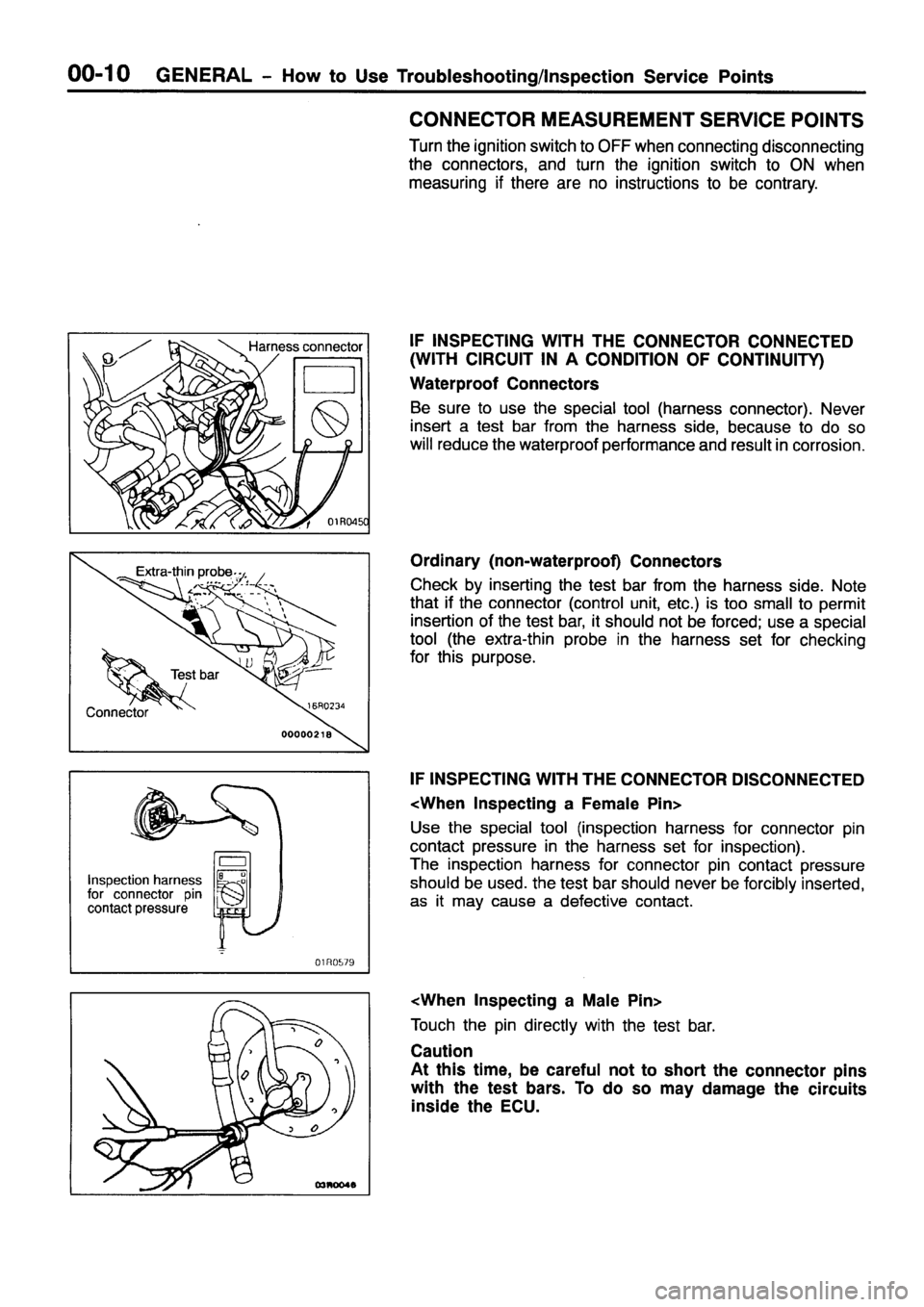 MITSUBISHI PAJERO SPORT 1999  Workshop Manual 