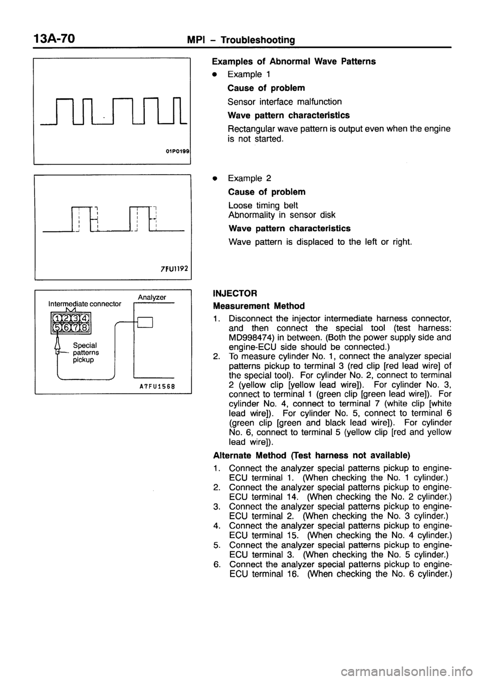 MITSUBISHI PAJERO SPORT 1999  Workshop Manual 