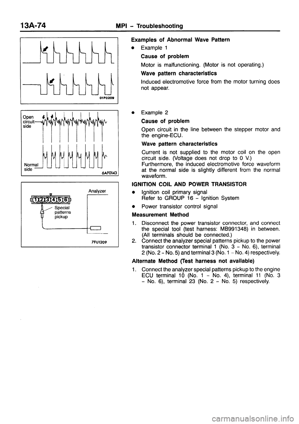 MITSUBISHI PAJERO SPORT 1999  Workshop Manual 