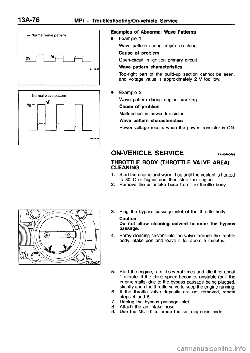 MITSUBISHI PAJERO SPORT 1999  Workshop Manual 