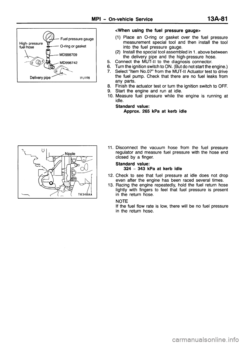 MITSUBISHI PAJERO SPORT 1999  Workshop Manual 