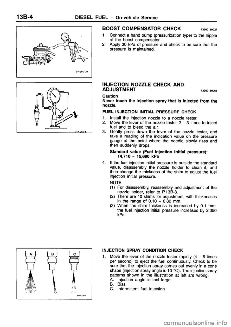 MITSUBISHI PAJERO SPORT 1999  Workshop Manual 
