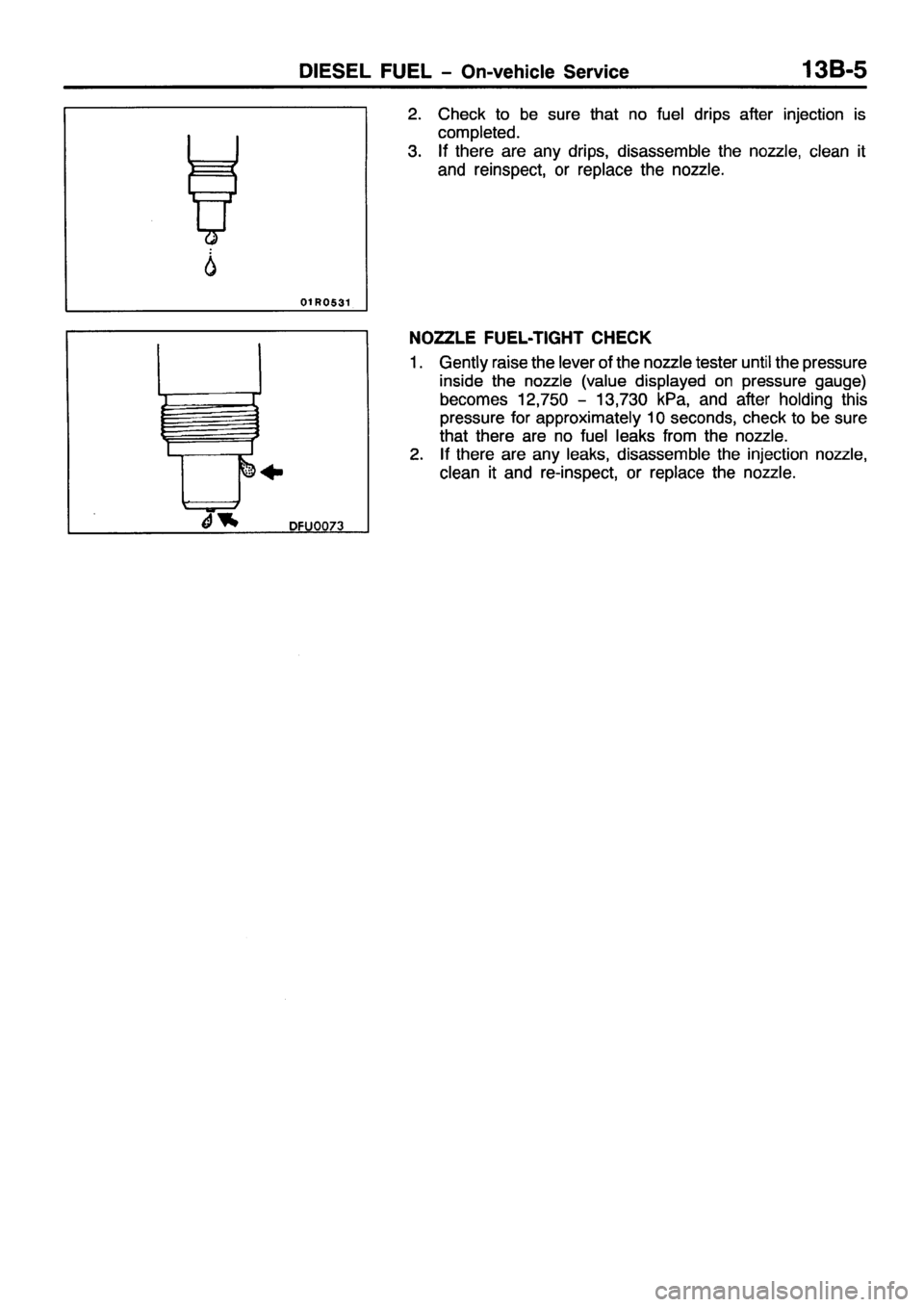 MITSUBISHI PAJERO SPORT 1999  Workshop Manual 