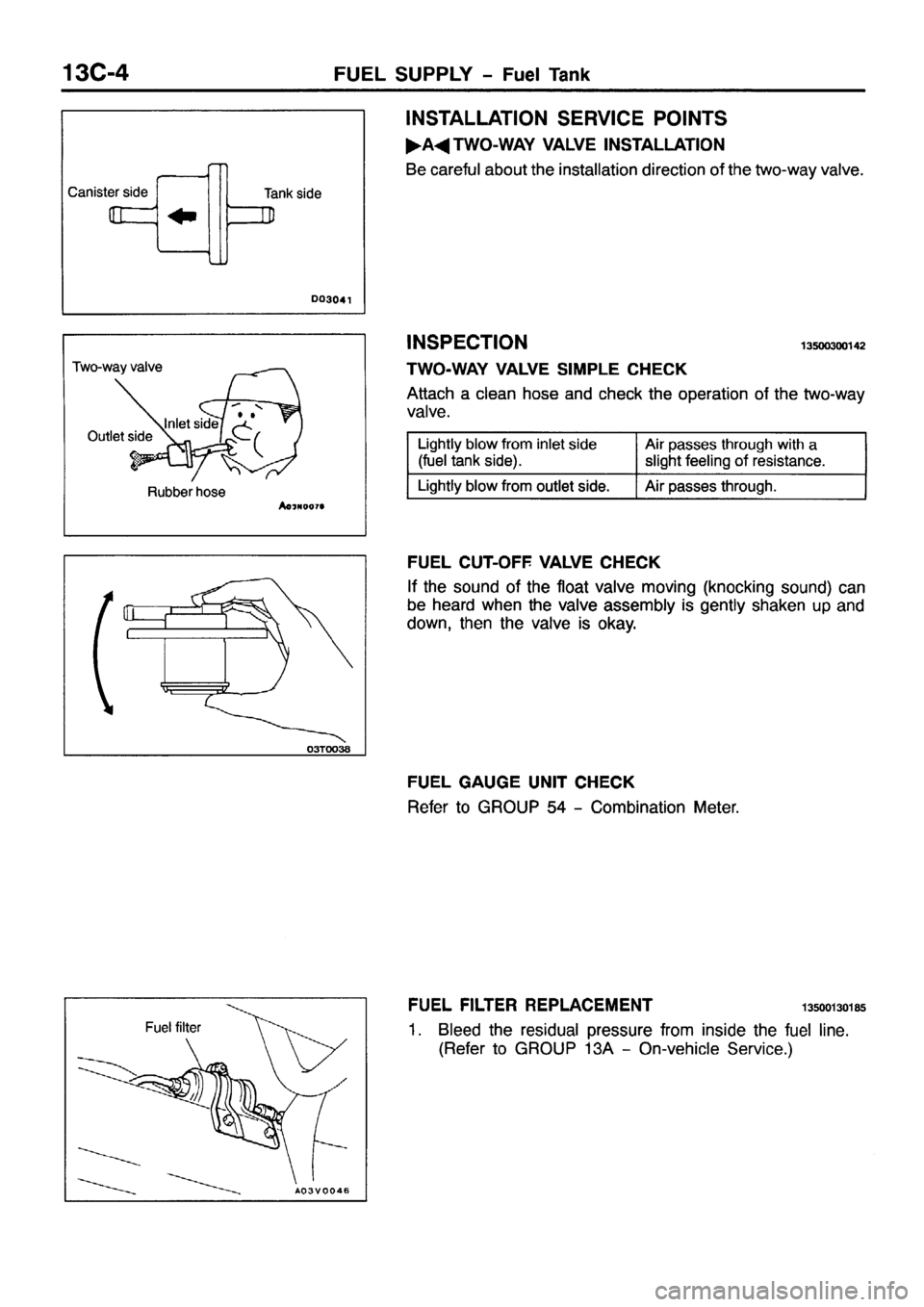 MITSUBISHI PAJERO SPORT 1999  Workshop Manual 
