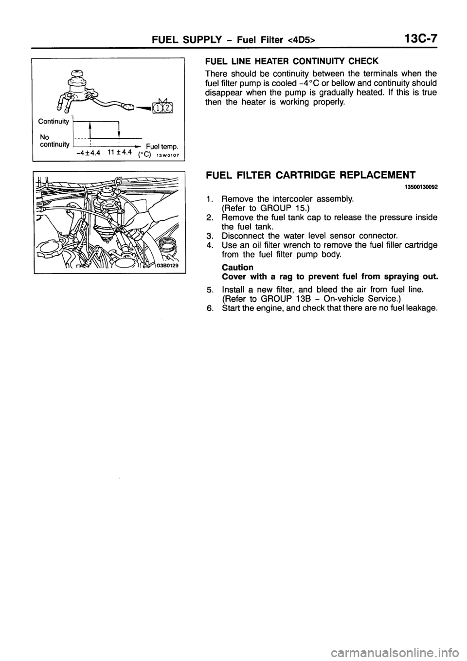 MITSUBISHI PAJERO SPORT 1999  Workshop Manual 