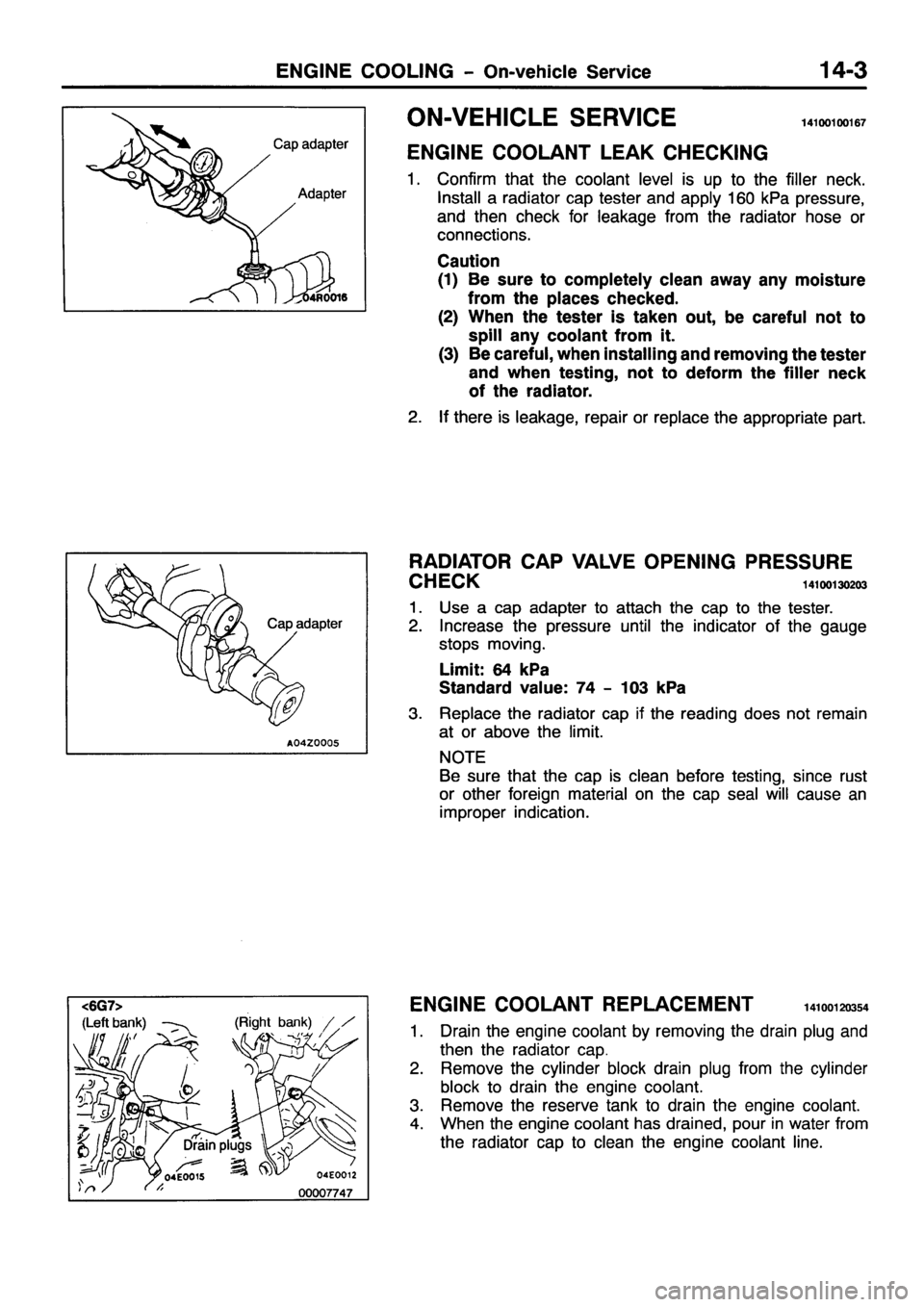 MITSUBISHI PAJERO SPORT 1999  Workshop Manual 