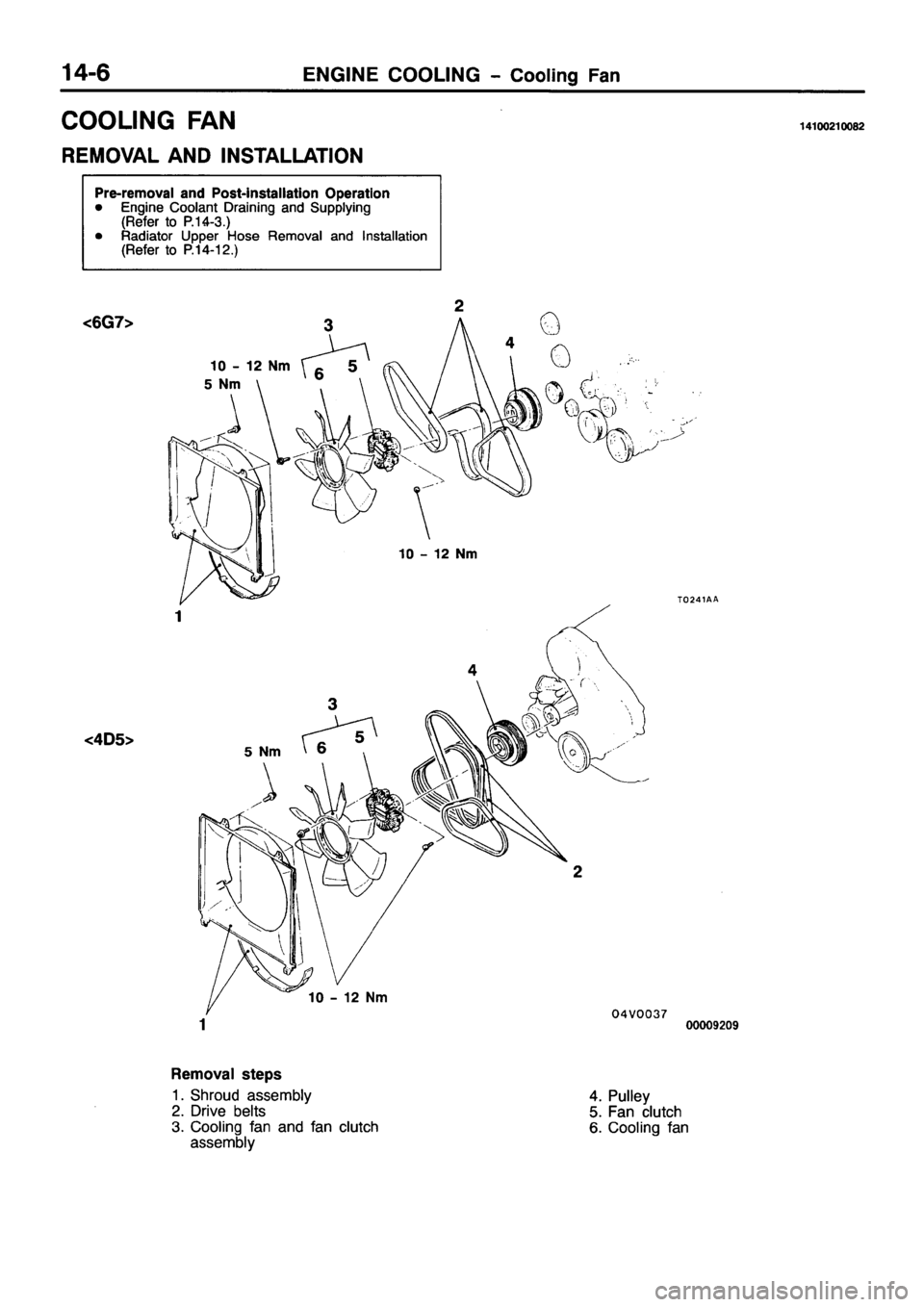 MITSUBISHI PAJERO SPORT 1999  Workshop Manual 