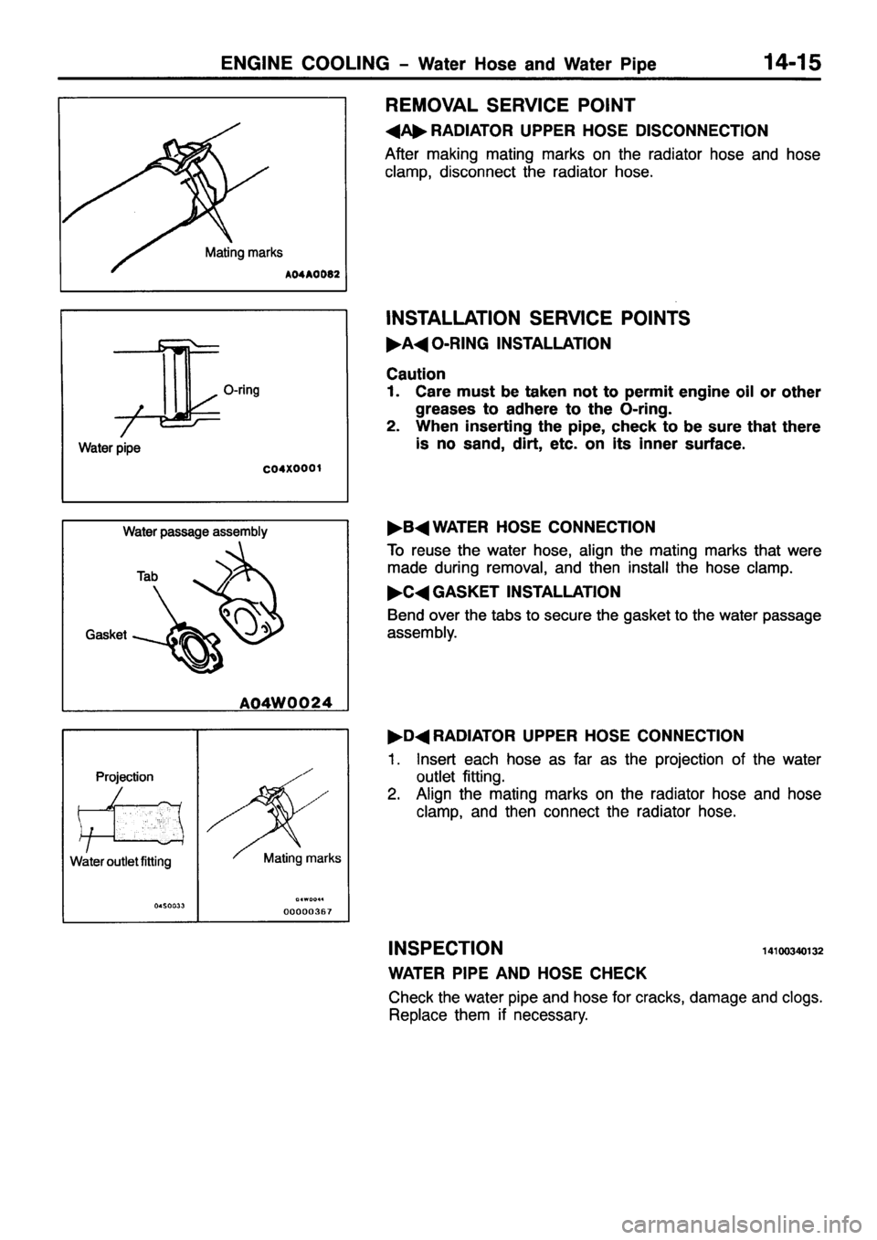 MITSUBISHI PAJERO SPORT 1999  Workshop Manual 