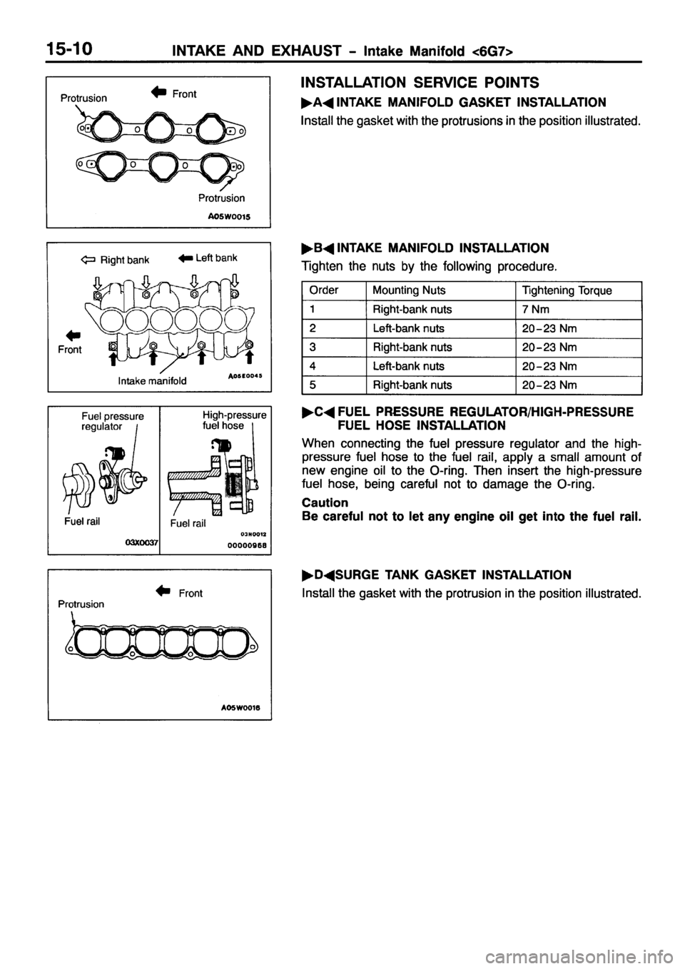 MITSUBISHI PAJERO SPORT 1999  Workshop Manual 