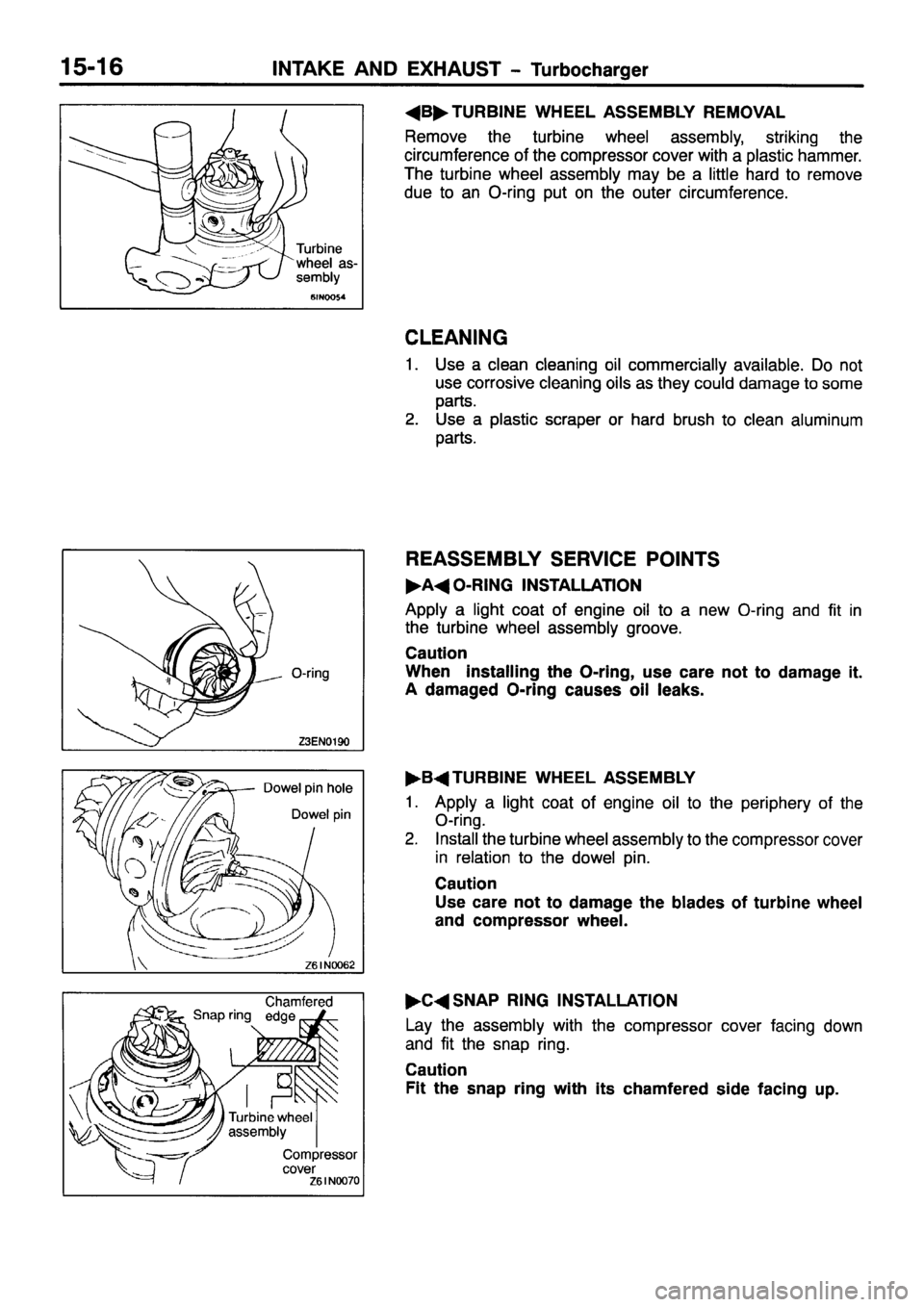 MITSUBISHI PAJERO SPORT 1999  Workshop Manual 