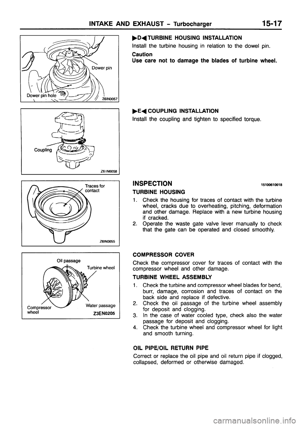 MITSUBISHI PAJERO SPORT 1999  Workshop Manual 
