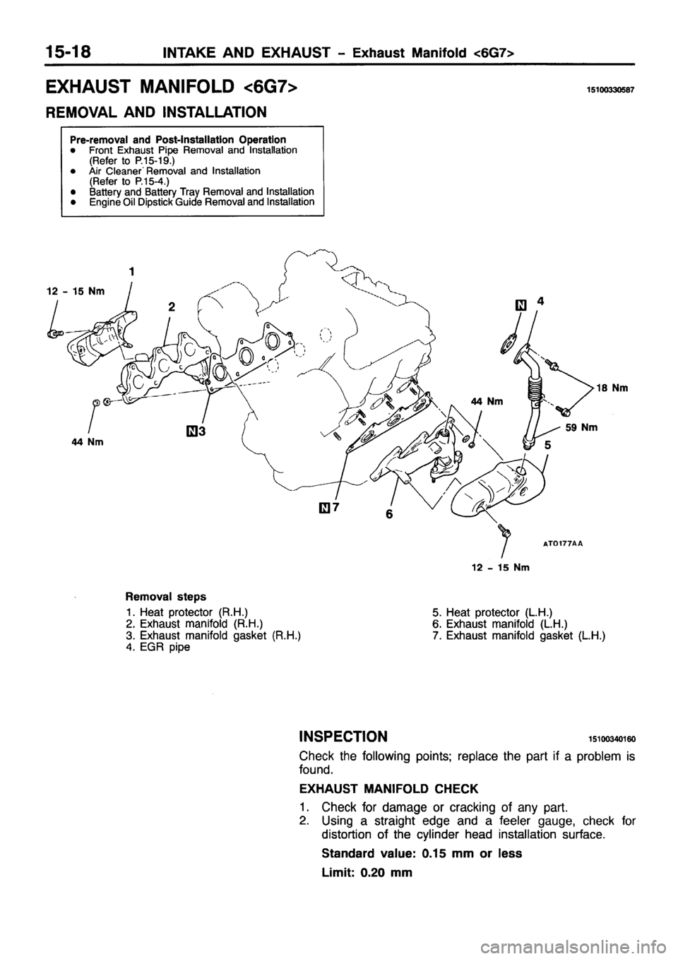 MITSUBISHI PAJERO SPORT 1999  Workshop Manual 