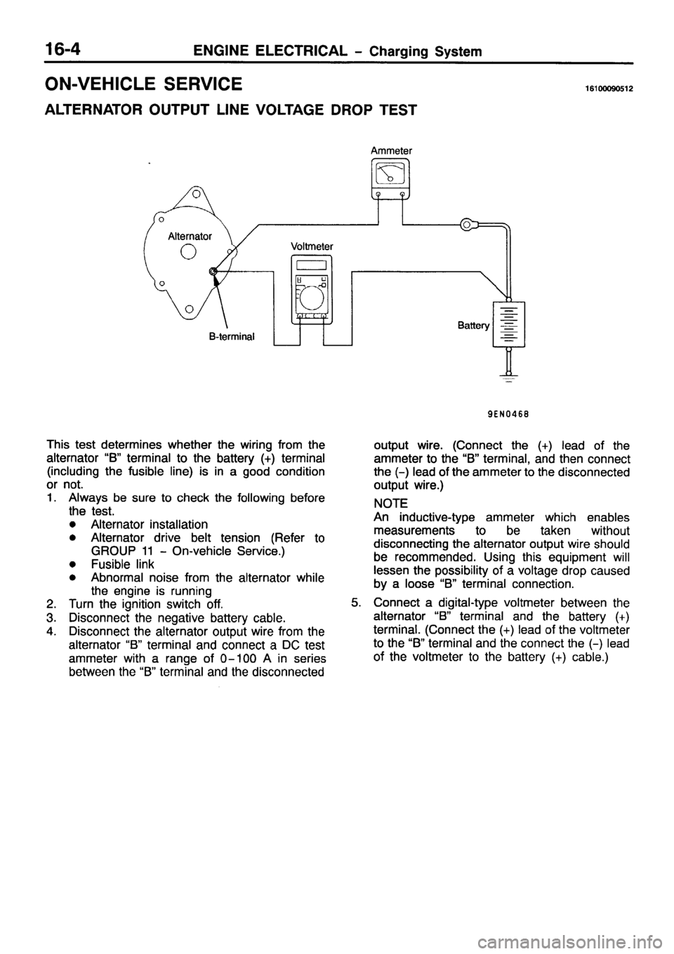 MITSUBISHI PAJERO SPORT 1999  Workshop Manual 