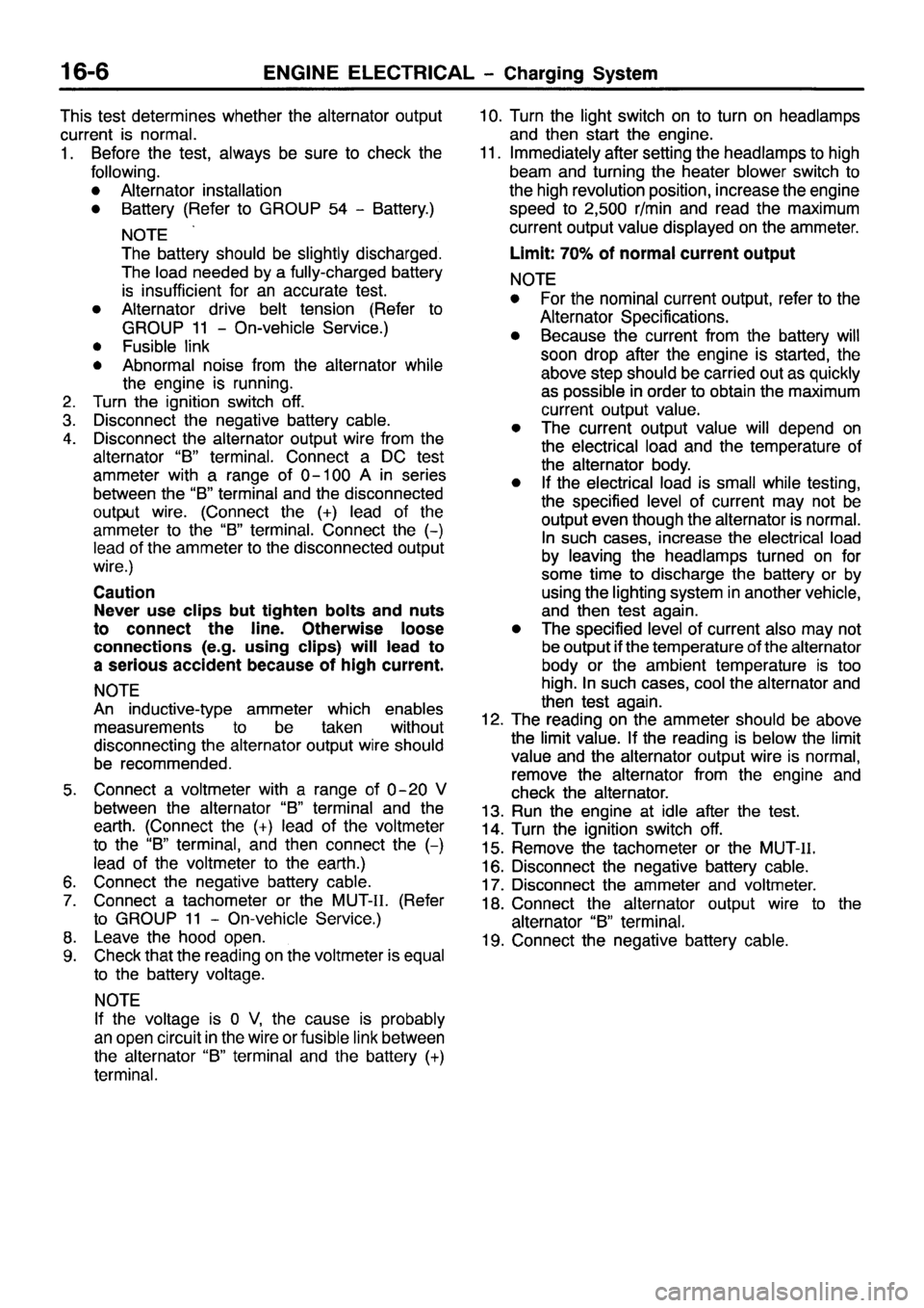 MITSUBISHI PAJERO SPORT 1999  Workshop Manual 