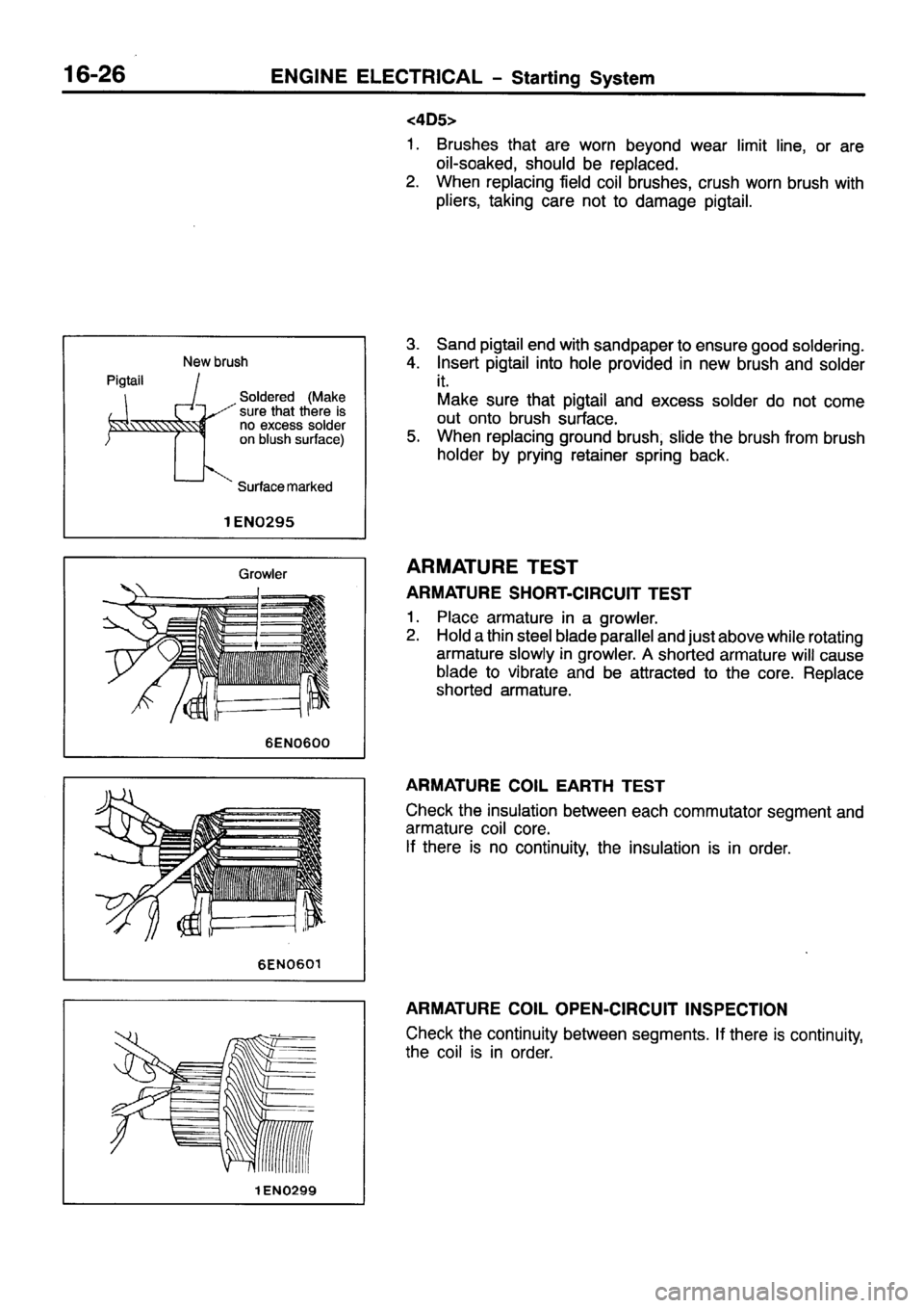 MITSUBISHI PAJERO SPORT 1999  Workshop Manual 