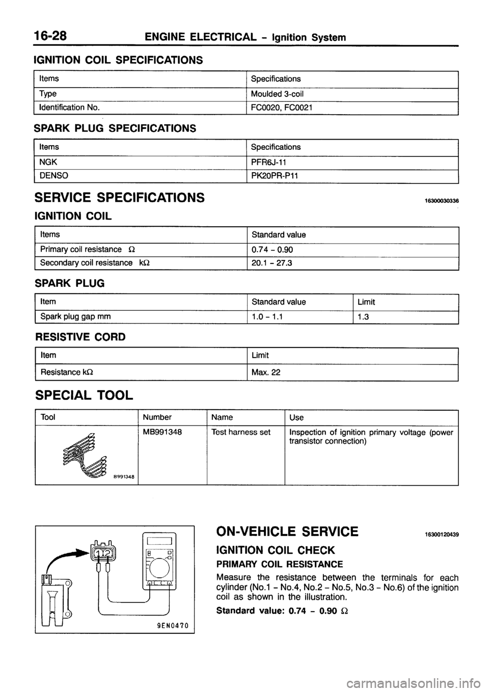 MITSUBISHI PAJERO SPORT 1999  Workshop Manual 