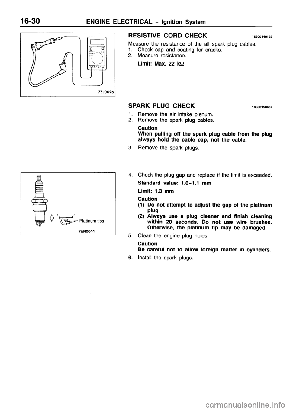 MITSUBISHI PAJERO SPORT 1999  Workshop Manual 