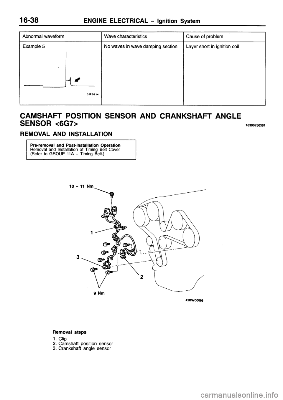 MITSUBISHI PAJERO SPORT 1999  Workshop Manual 