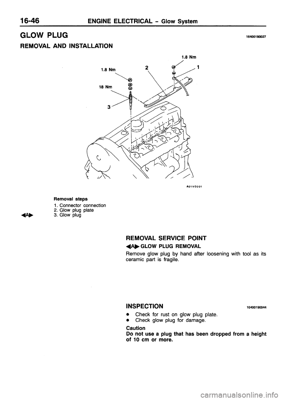 MITSUBISHI PAJERO SPORT 1999  Workshop Manual 