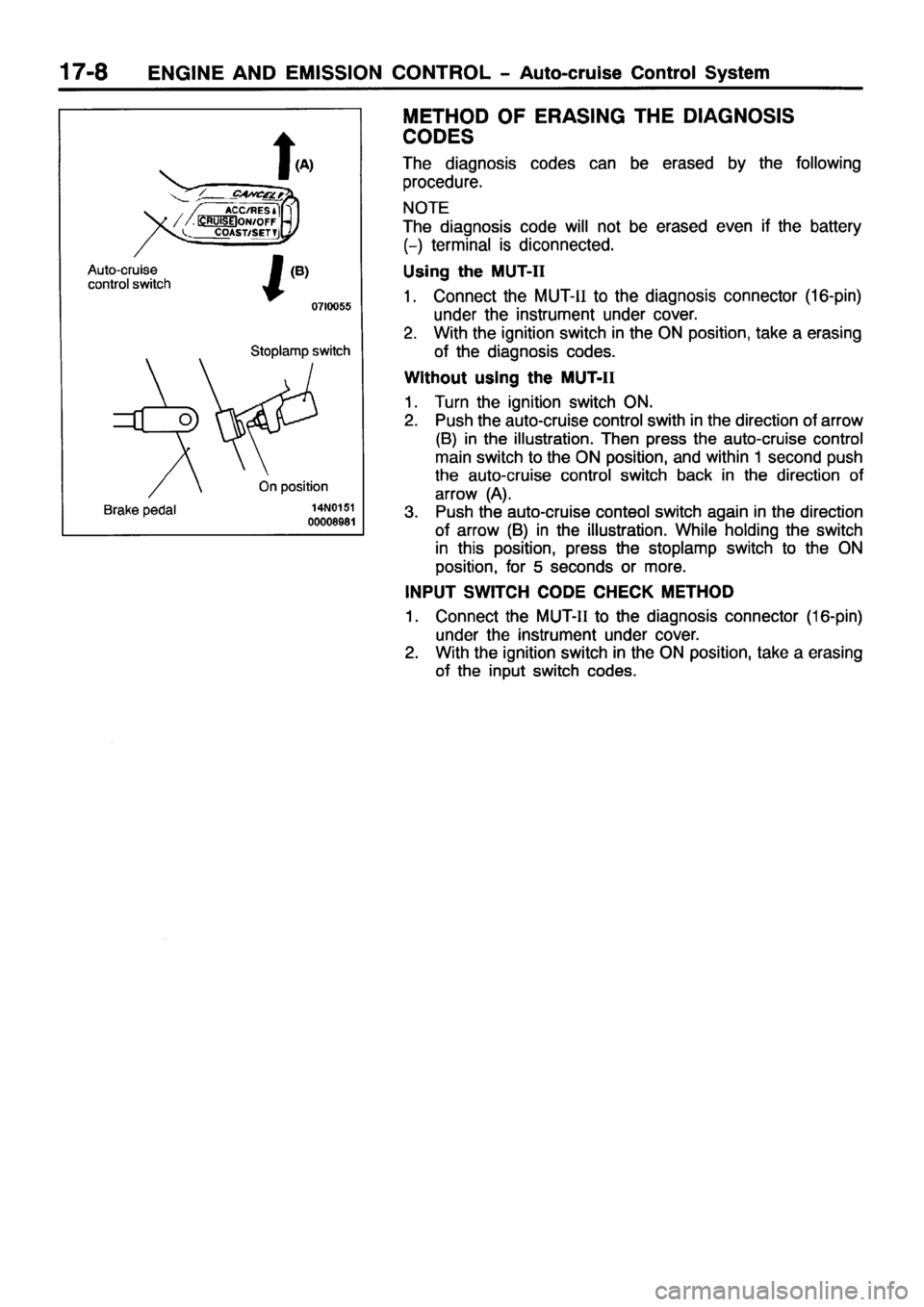 MITSUBISHI PAJERO SPORT 1999  Workshop Manual 