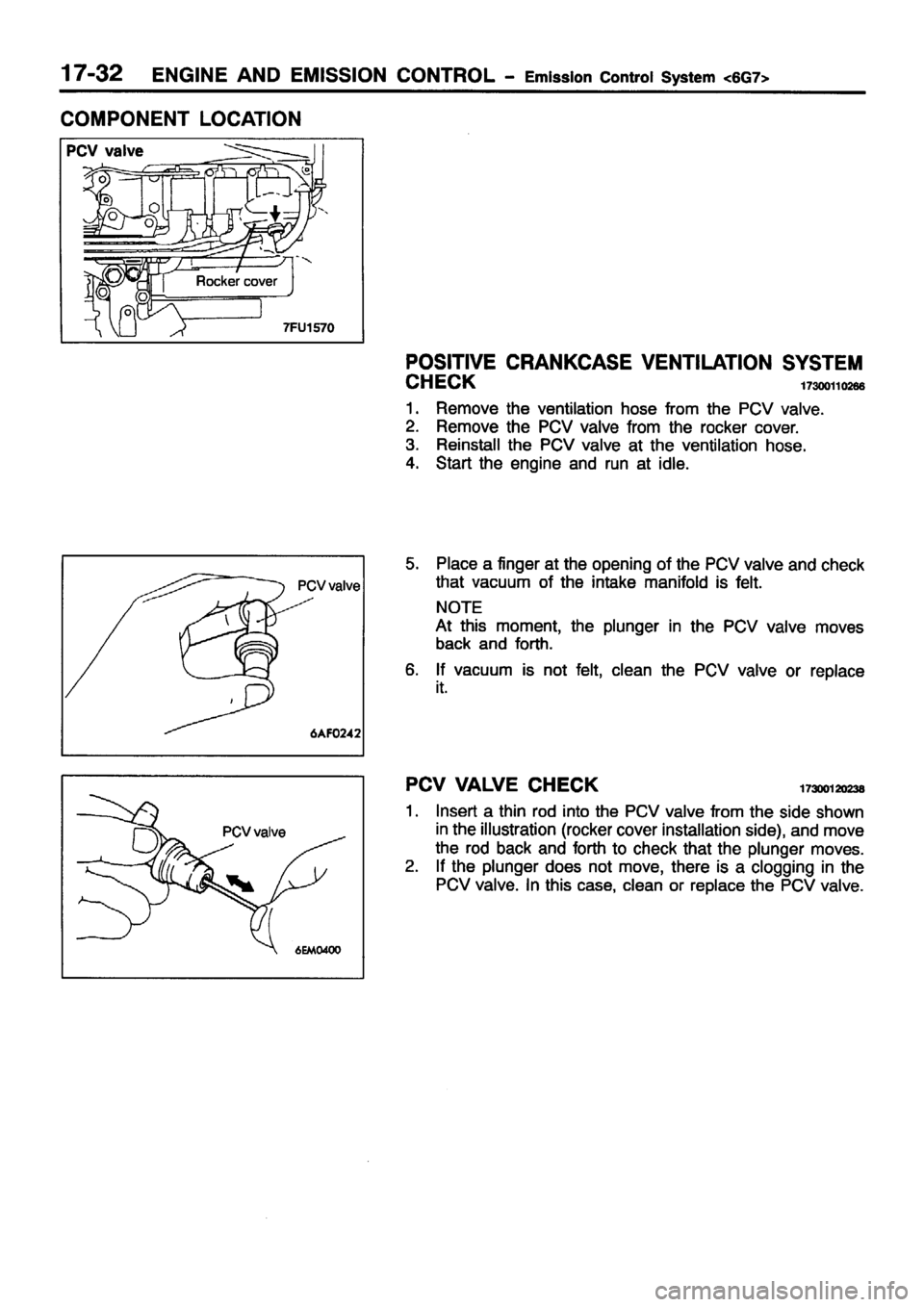 MITSUBISHI PAJERO SPORT 1999  Workshop Manual 