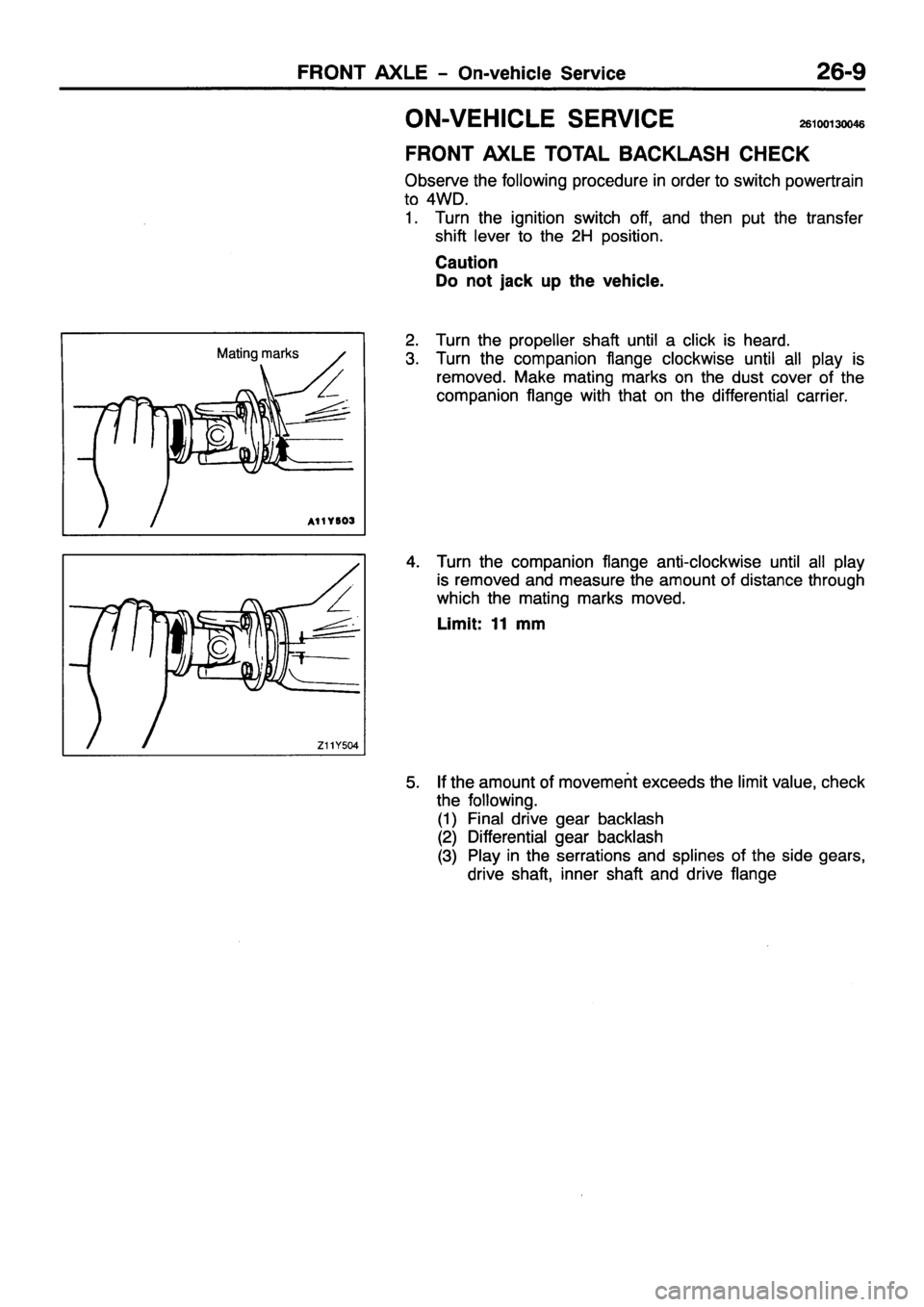 MITSUBISHI PAJERO SPORT 1999  Workshop Manual 