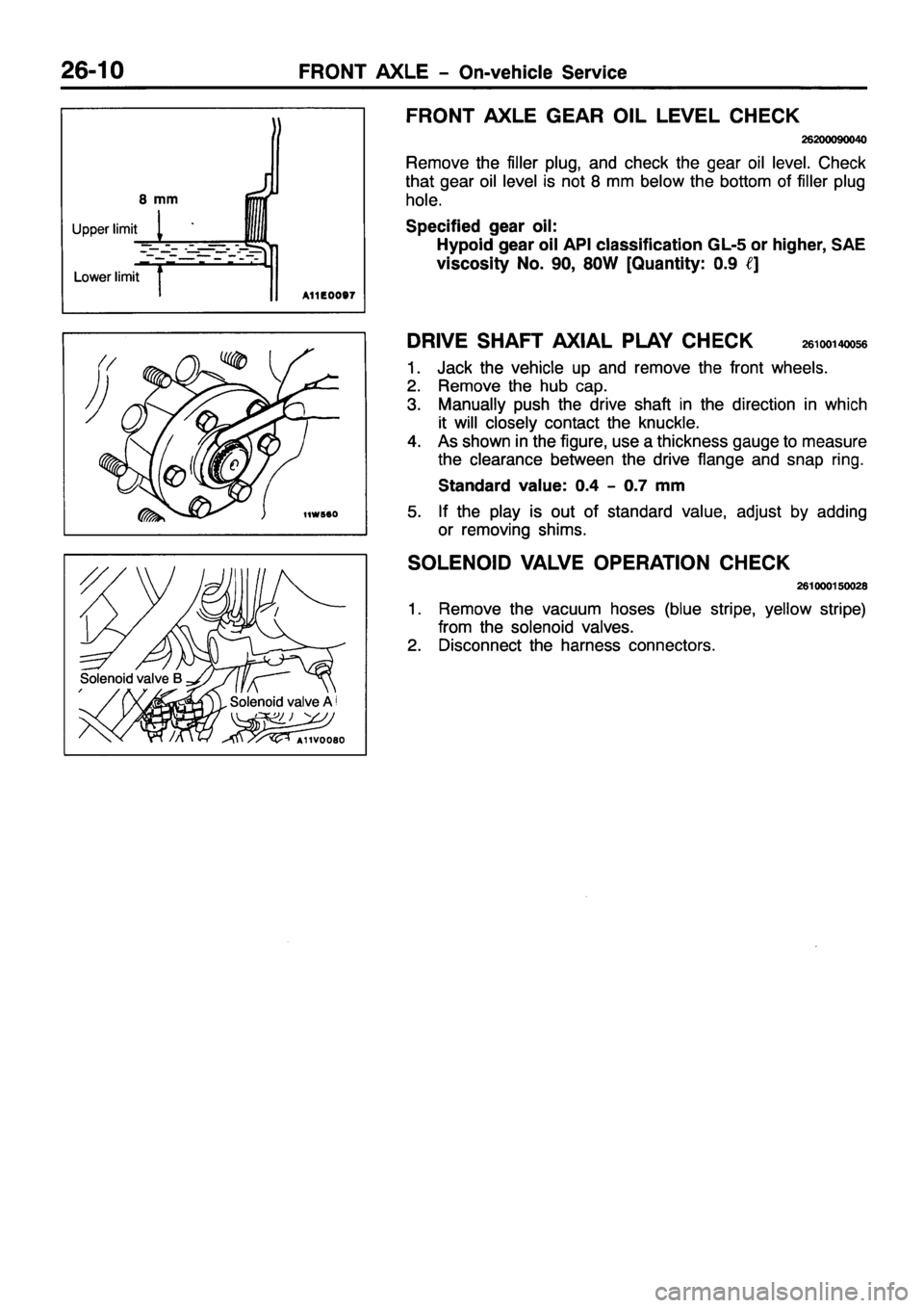 MITSUBISHI PAJERO SPORT 1999  Workshop Manual 