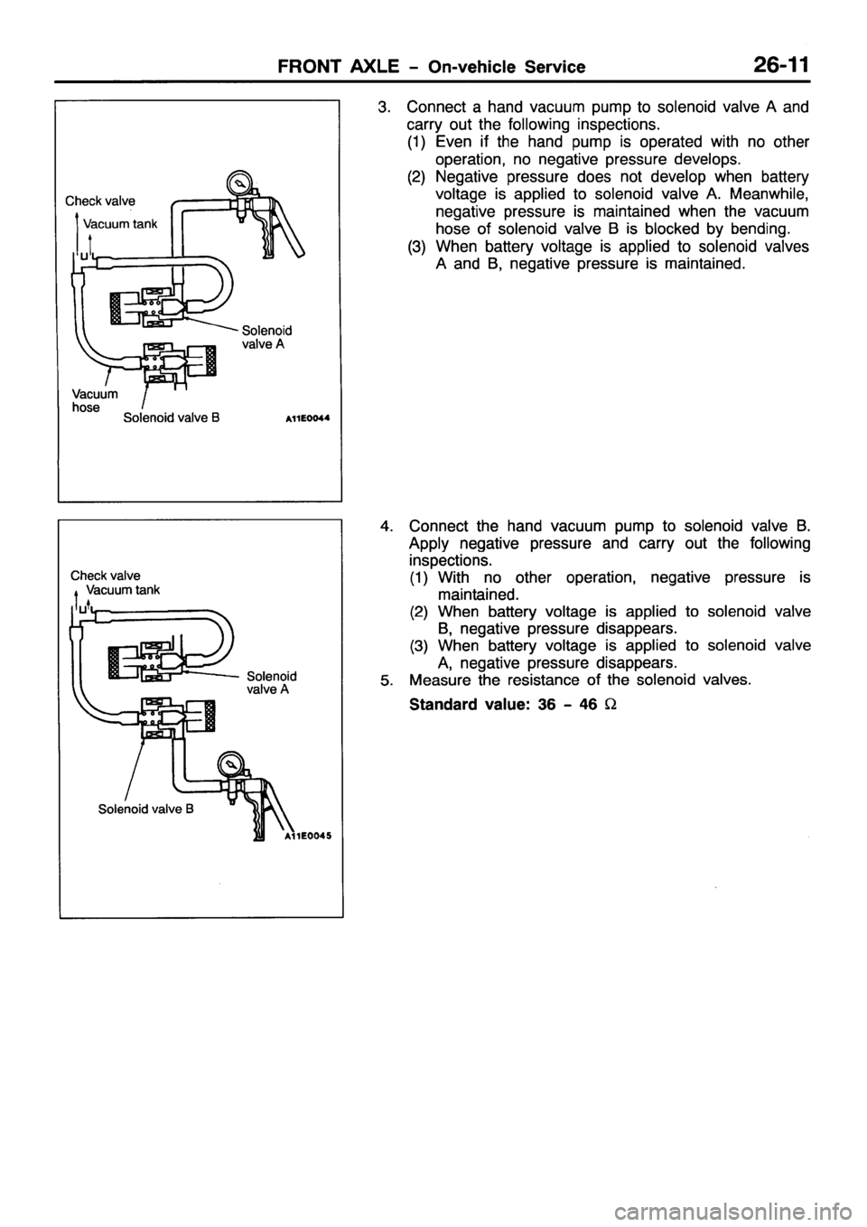 MITSUBISHI PAJERO SPORT 1999  Workshop Manual 