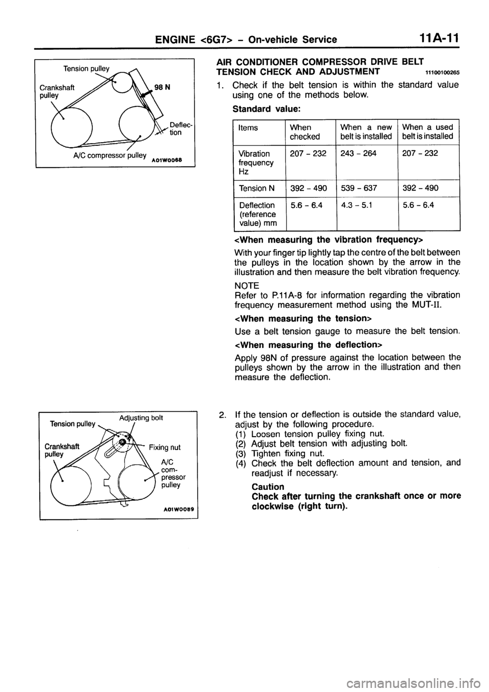 MITSUBISHI PAJERO SPORT 1999  Workshop Manual 
