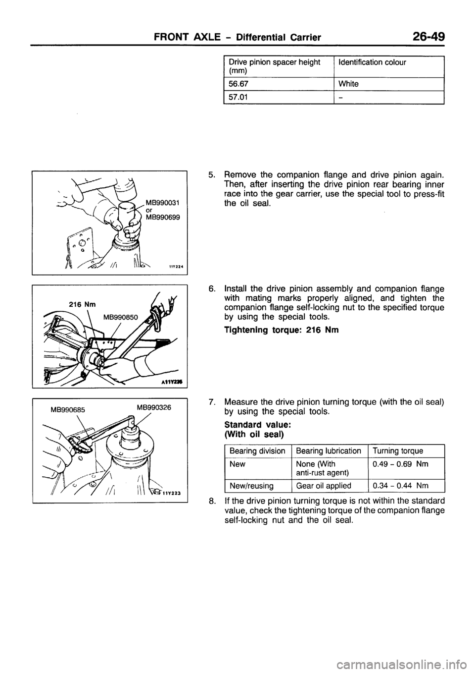 MITSUBISHI PAJERO SPORT 1999  Workshop Manual 