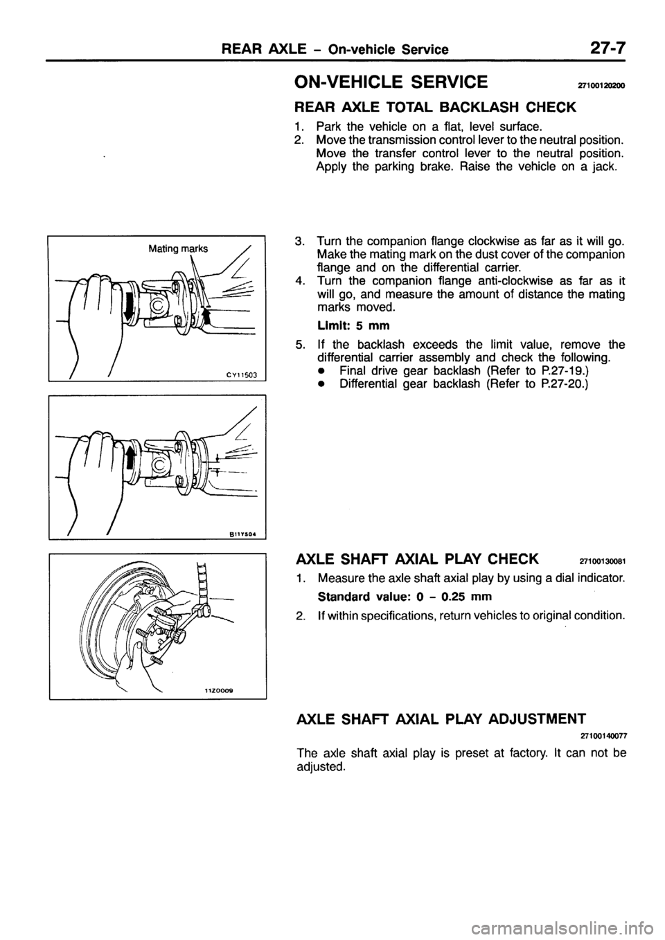 MITSUBISHI PAJERO SPORT 1999  Workshop Manual 