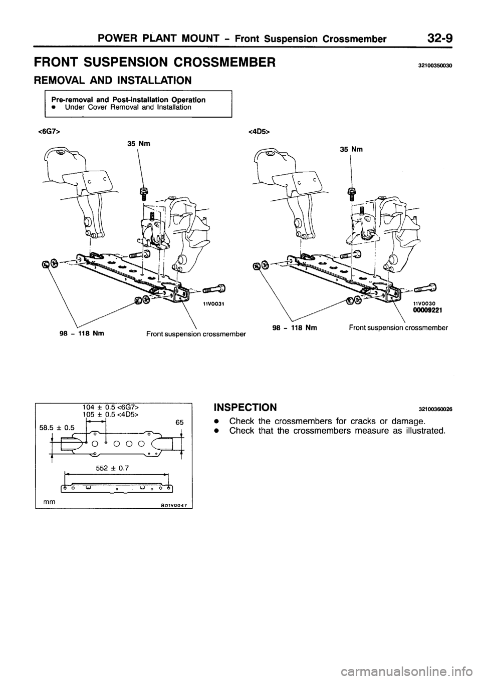 MITSUBISHI PAJERO SPORT 1999  Workshop Manual 