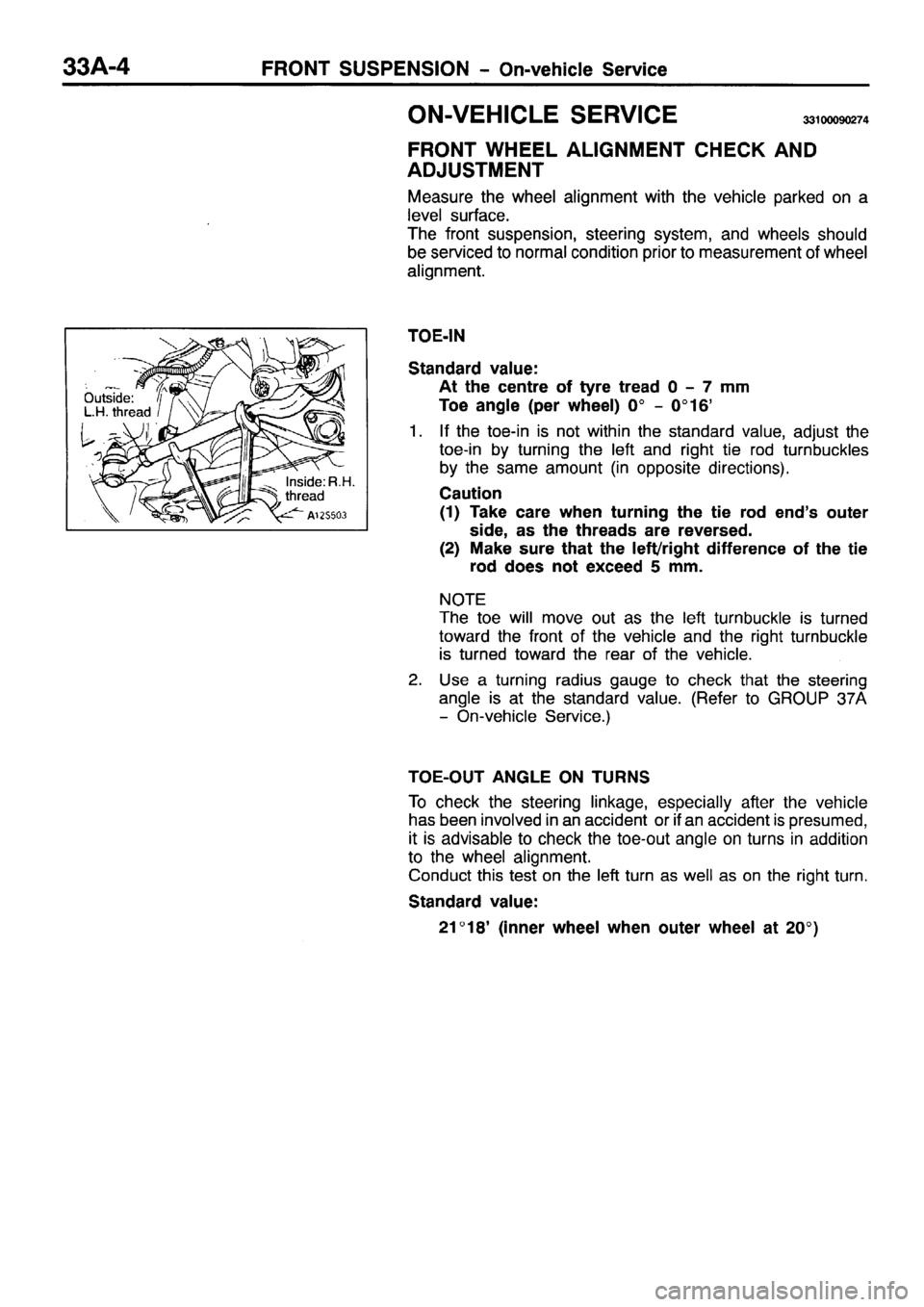 MITSUBISHI PAJERO SPORT 1999  Workshop Manual 