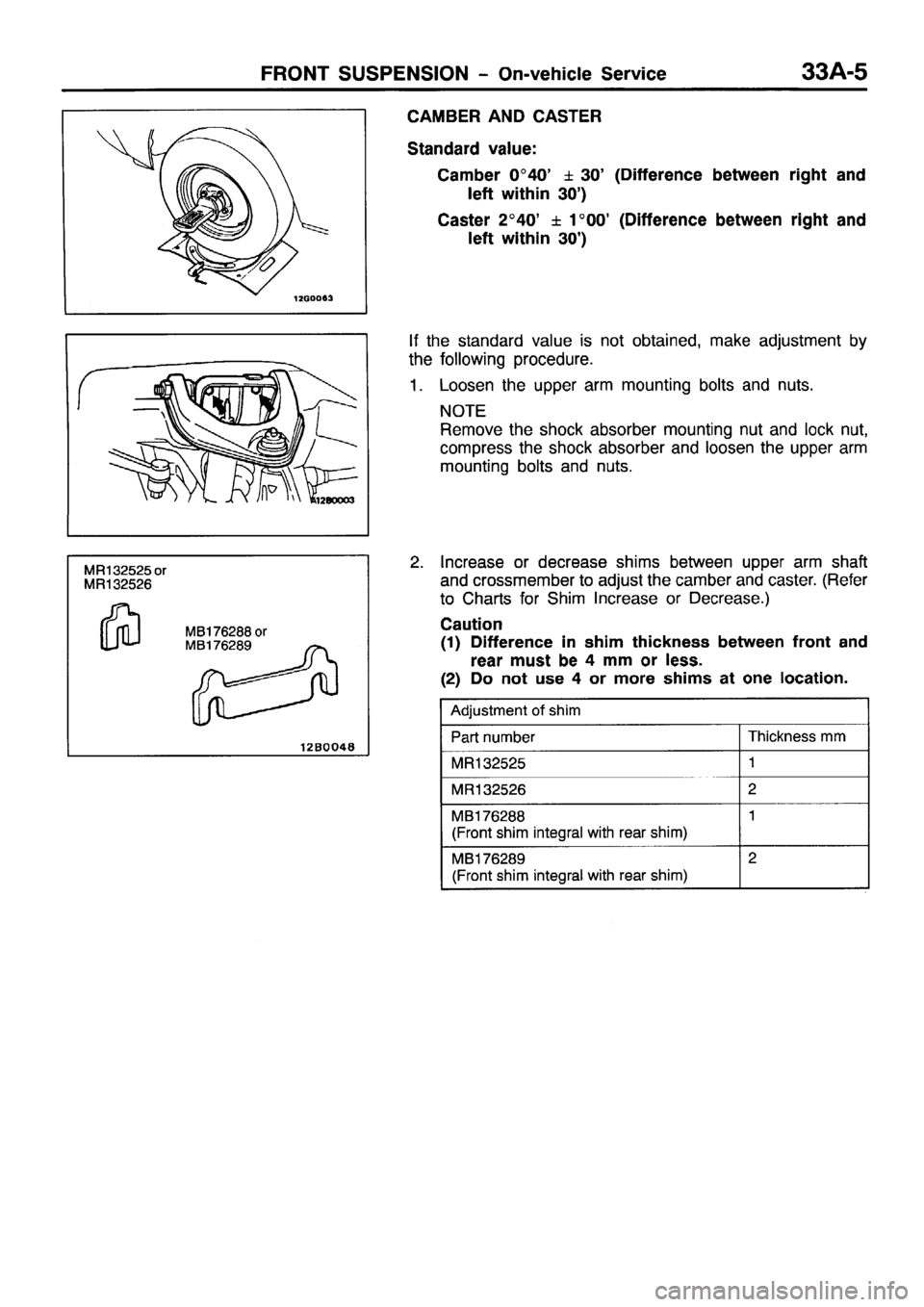 MITSUBISHI PAJERO SPORT 1999  Workshop Manual 
