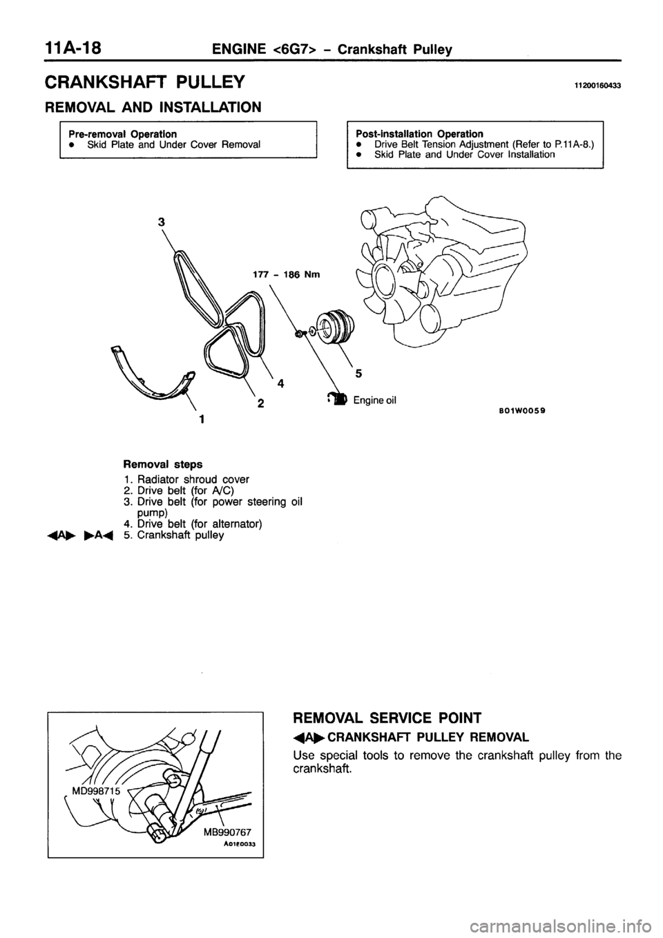 MITSUBISHI PAJERO SPORT 1999  Workshop Manual 
