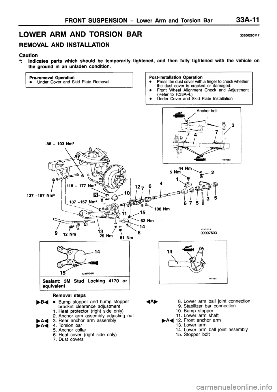 MITSUBISHI PAJERO SPORT 1999  Workshop Manual 