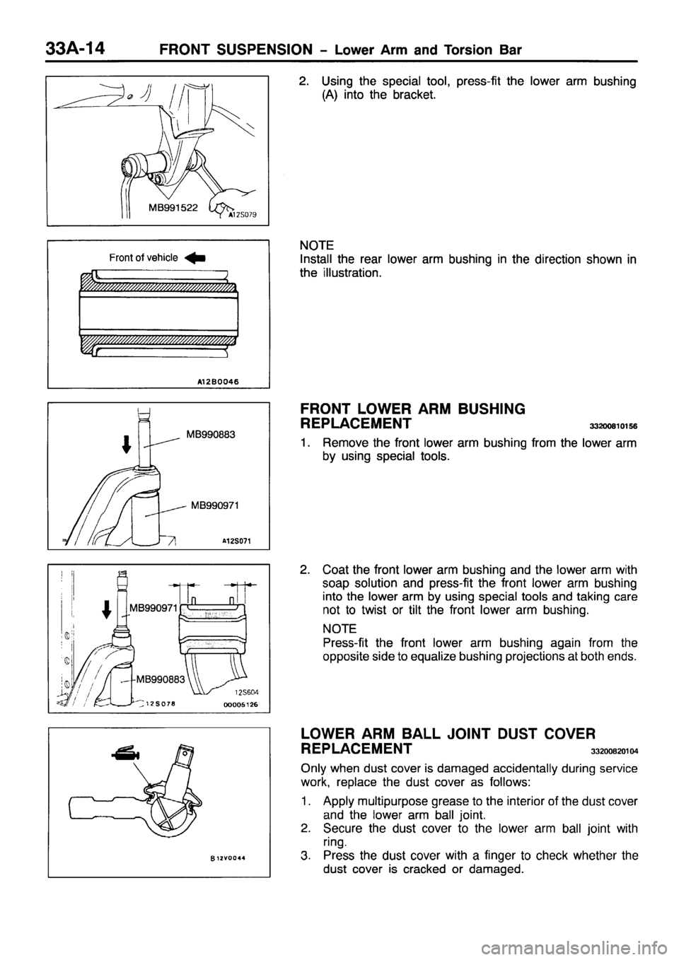 MITSUBISHI PAJERO SPORT 1999  Workshop Manual 