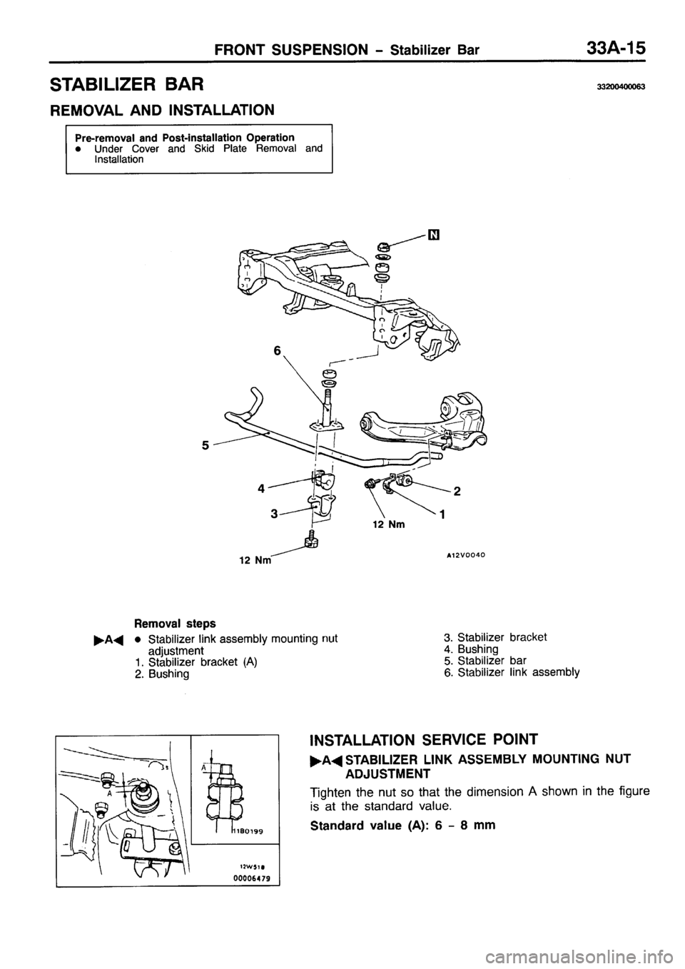 MITSUBISHI PAJERO SPORT 1999  Workshop Manual 