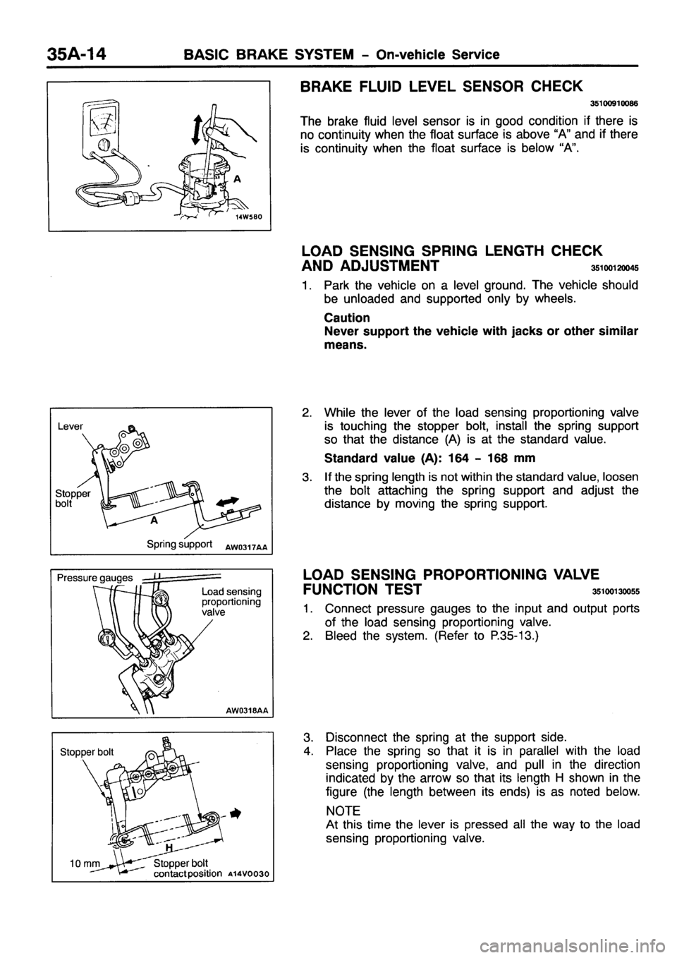 MITSUBISHI PAJERO SPORT 1999  Workshop Manual 