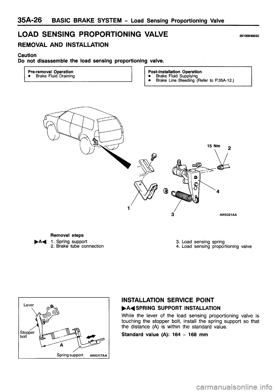 MITSUBISHI PAJERO SPORT 1999  Workshop Manual 