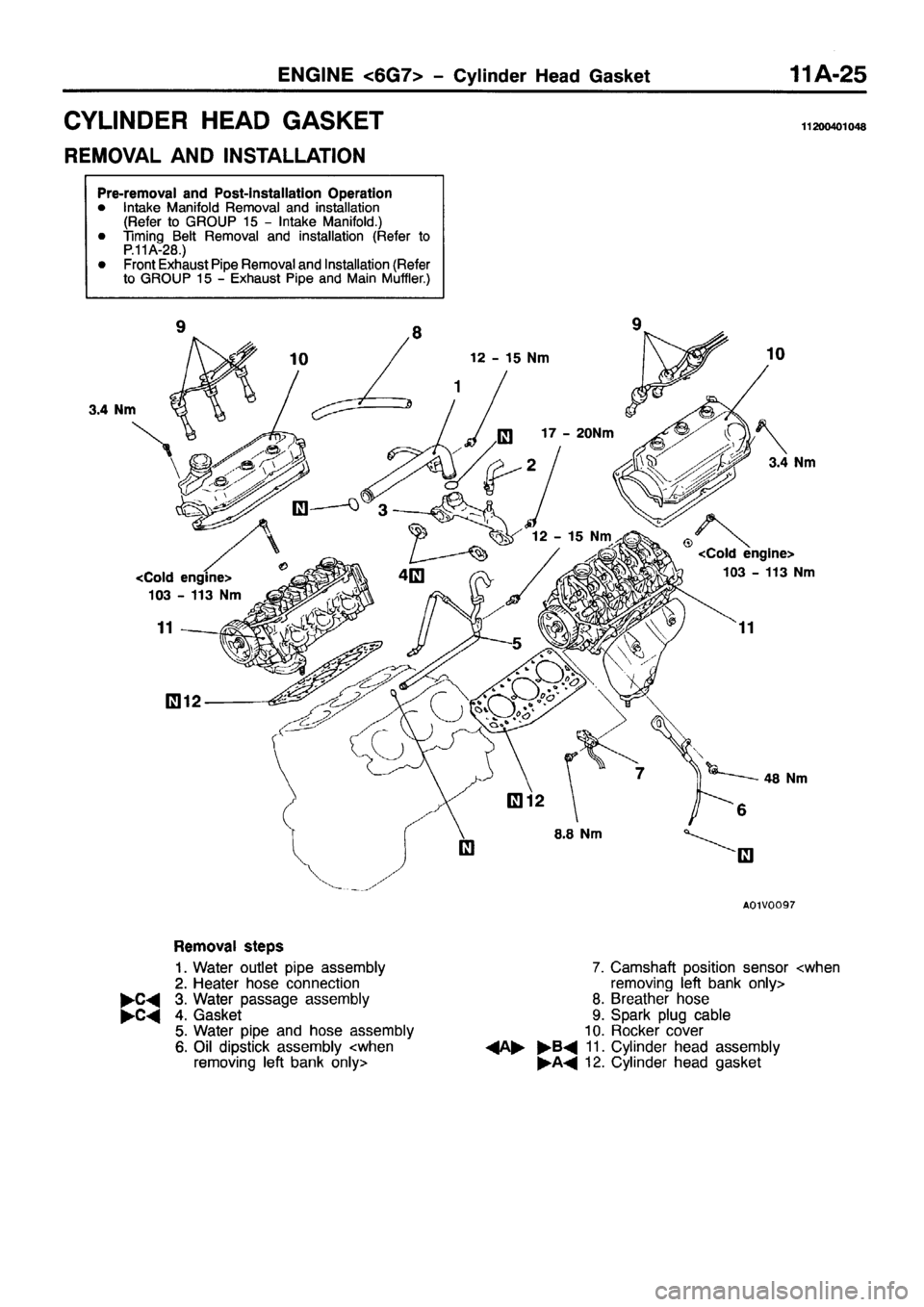 MITSUBISHI PAJERO SPORT 1999  Workshop Manual 