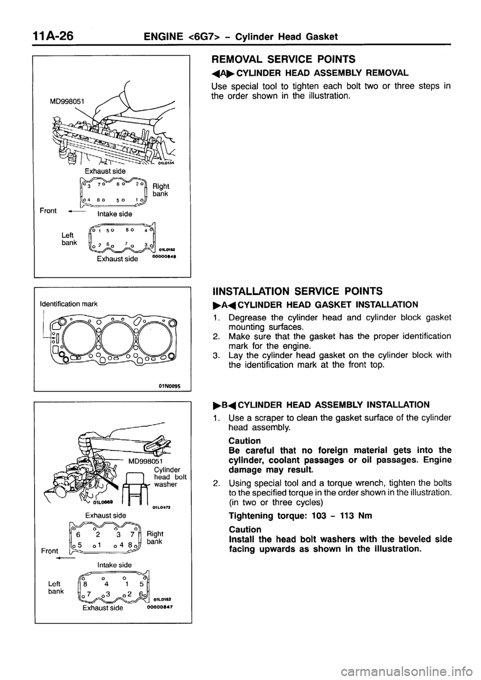 MITSUBISHI PAJERO SPORT 1999  Workshop Manual 