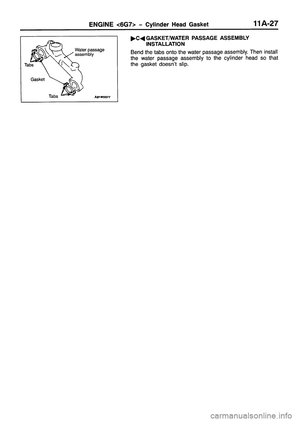 MITSUBISHI PAJERO SPORT 1999  Workshop Manual 