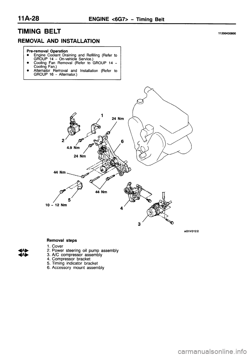 MITSUBISHI PAJERO SPORT 1999  Workshop Manual 