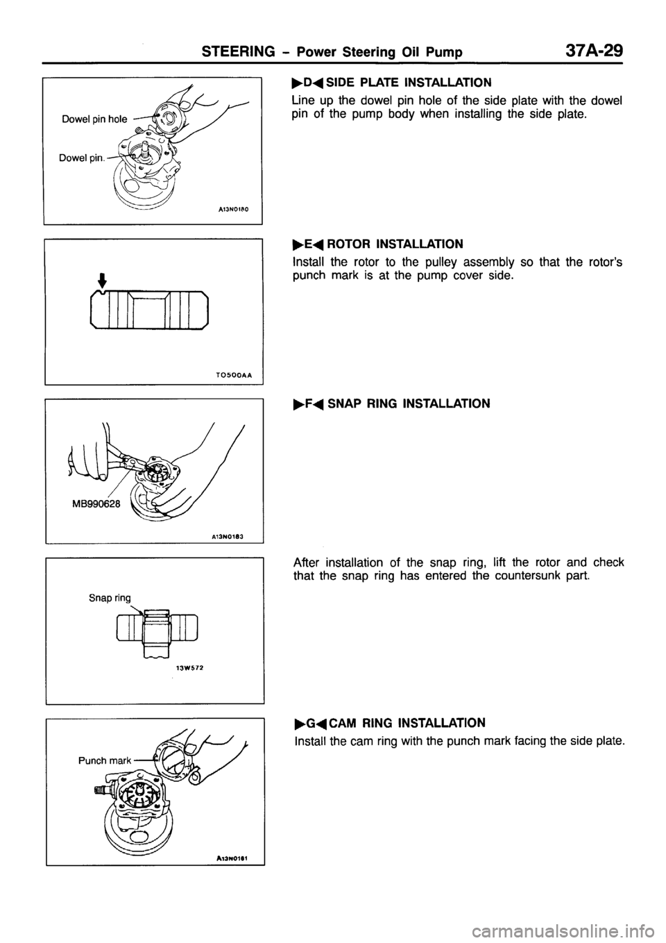 MITSUBISHI PAJERO SPORT 1999  Workshop Manual 